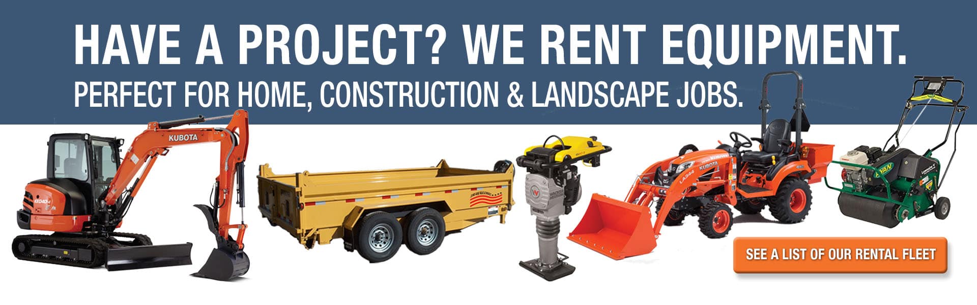 Rental Equipment In Grand Junction and Montrose