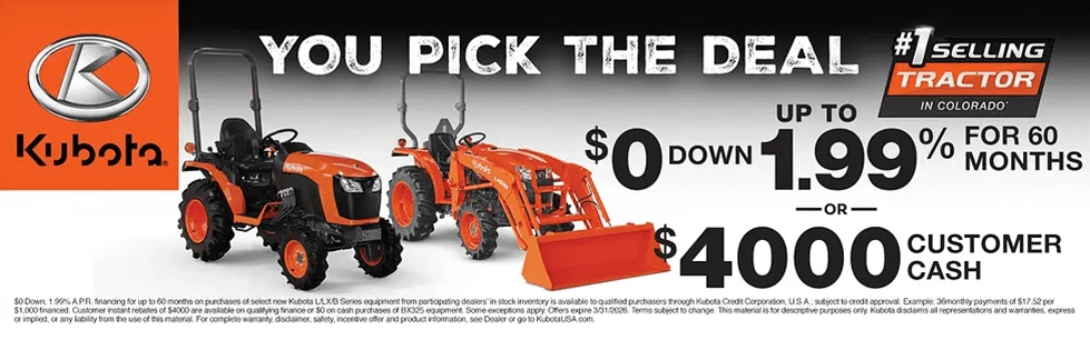 You Pick The Deal Agriculture